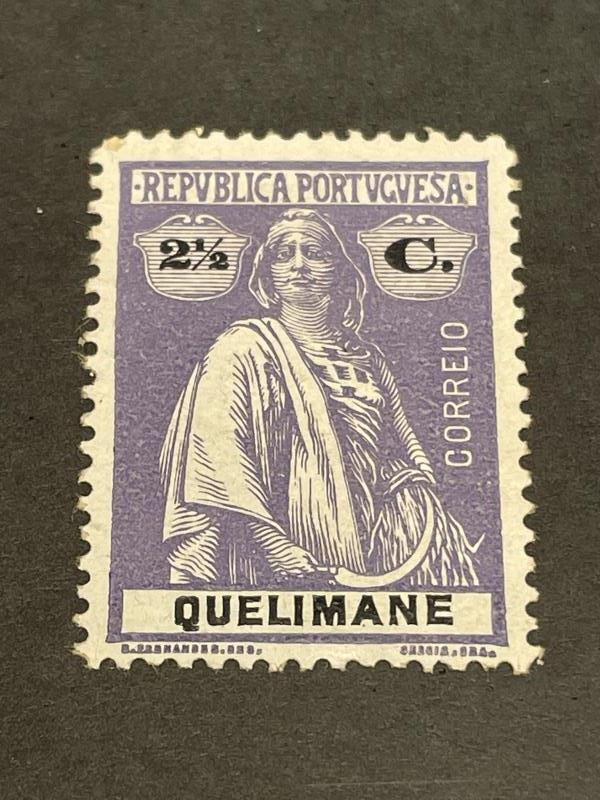 1914 Quelimane Mint Hinged Fine Postage Stamp 2.5c Purple