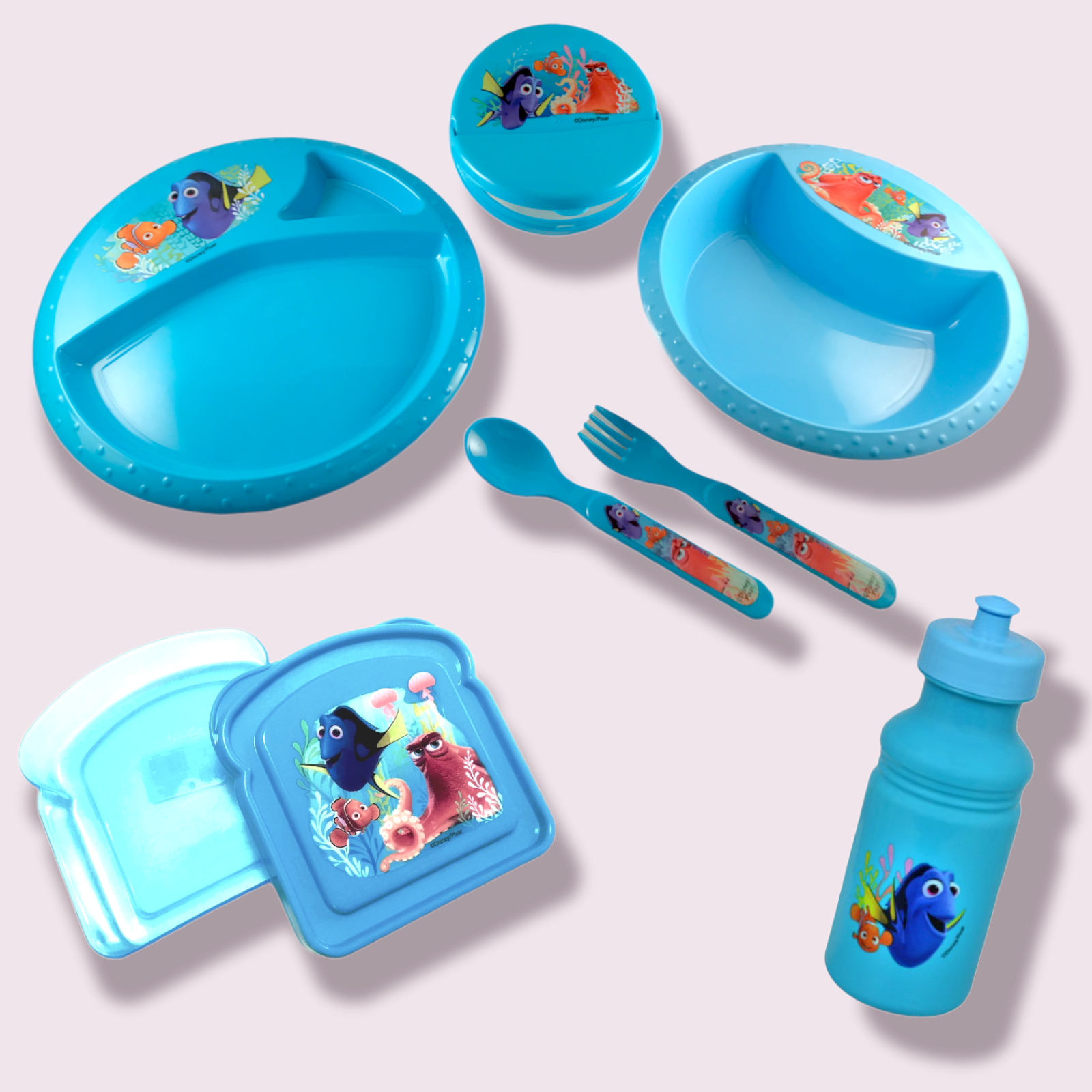 Kids Bpa Free Lunch Dinnerware Mix And Match Your Set Disney Finding Dory