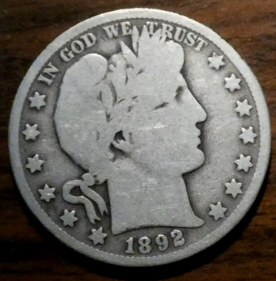 1892-o Barber Half Dollar 50¢- Nice Coin