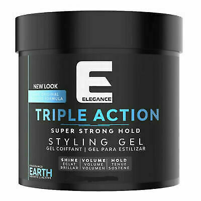 Elegance Triple Action / Extra Strong Hold Styling Gel Earth 33.81oz / 1000ml