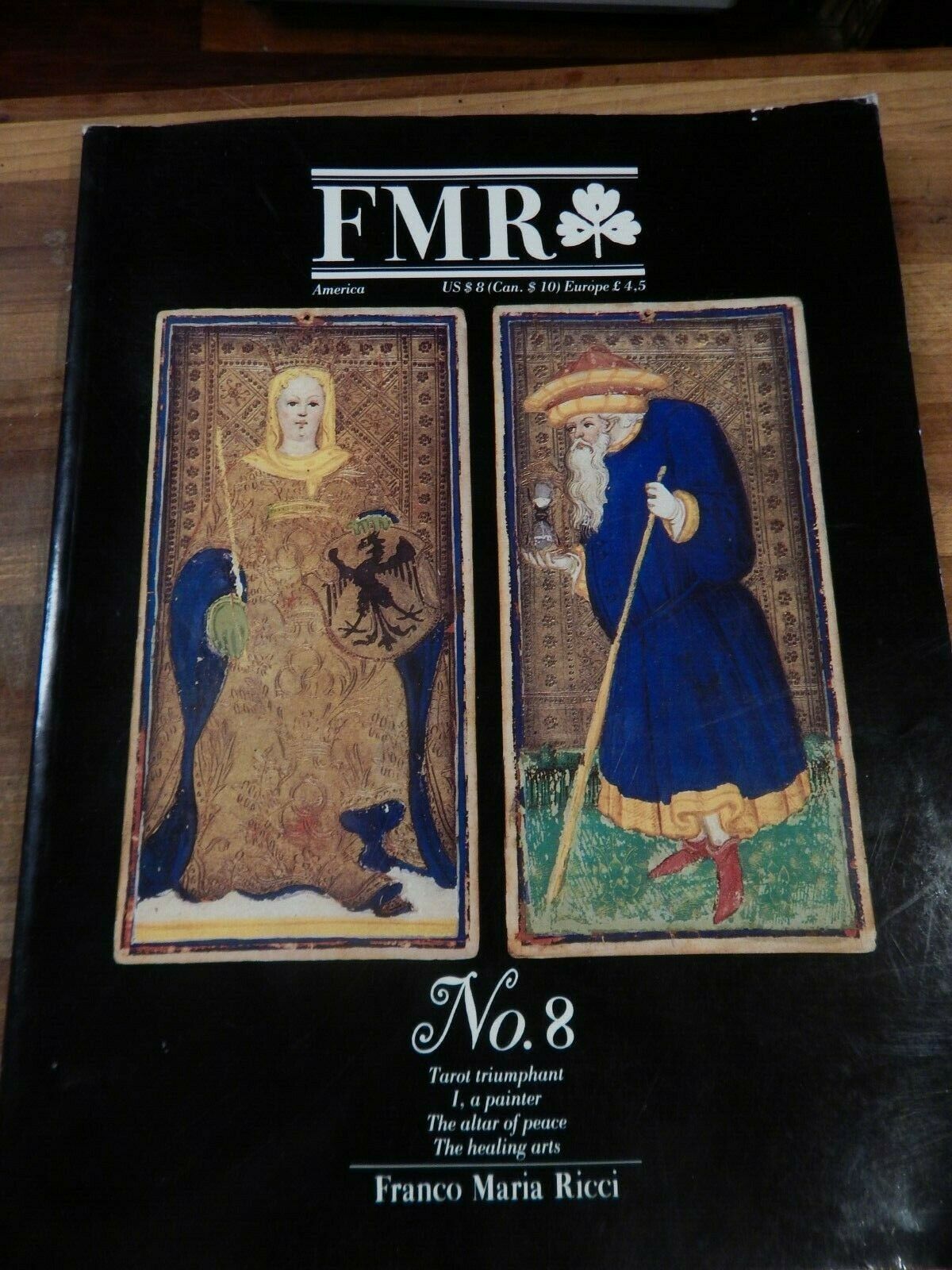 Vintage Franco Maria Ricci  Fmr No 8 Tarot Card Portraits Alter Of Peace Catalog