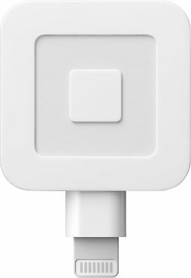 Square - Reader For Magstripe (with Lightning Connector) - Glossy White
