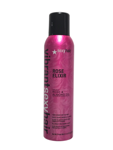 Vibrant Sexy Hair Rose Elixir Hair & Body Dry Oil Mist 5.1 Oz