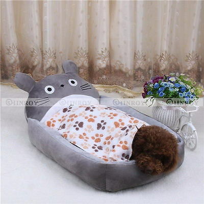Warm Dog Bed Mat Cover Dogs Cats Pet Blanket Fleece Towel Paw Print Beds