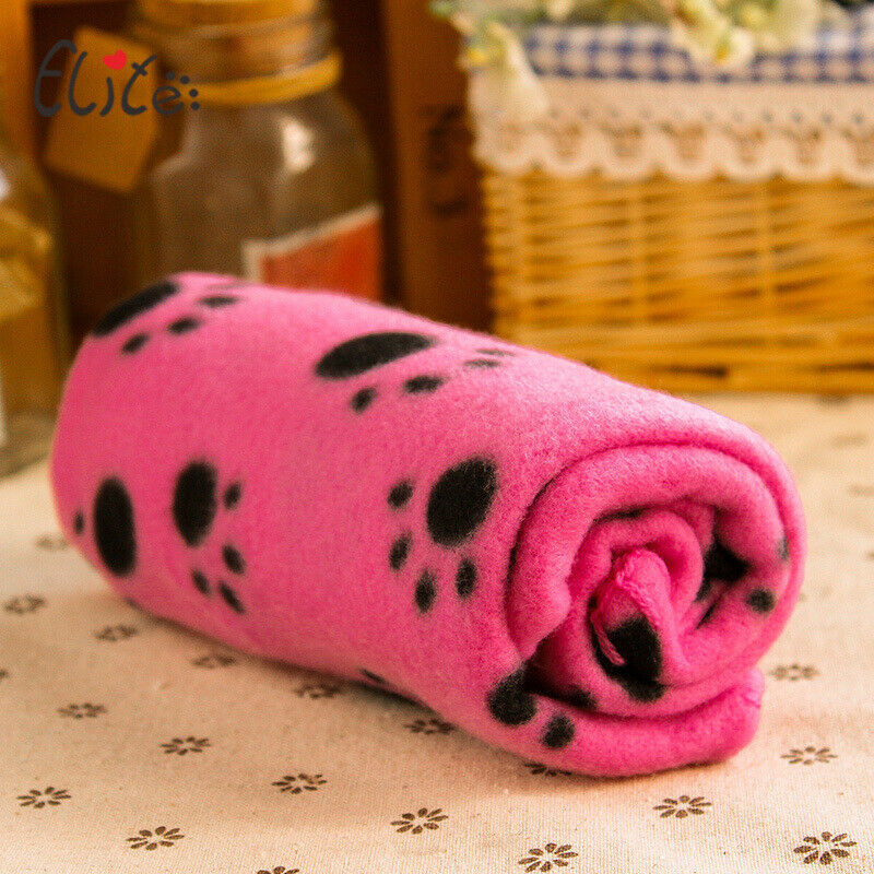 Comfortable Pet Pink Blanket For Cat Dog Cushion Mat Bed Warm Soft 70x60cm Us